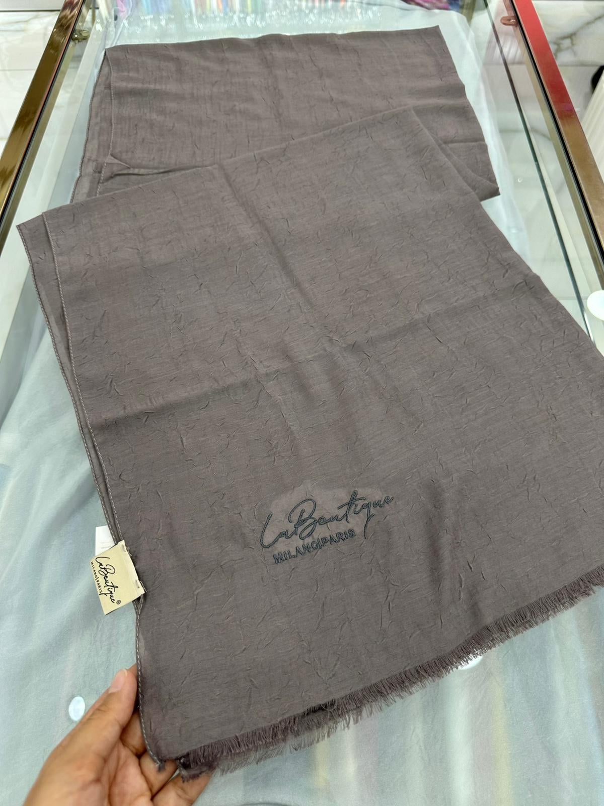 La Boutique Be Happy Bambu Şal Peri Bacası Rengi