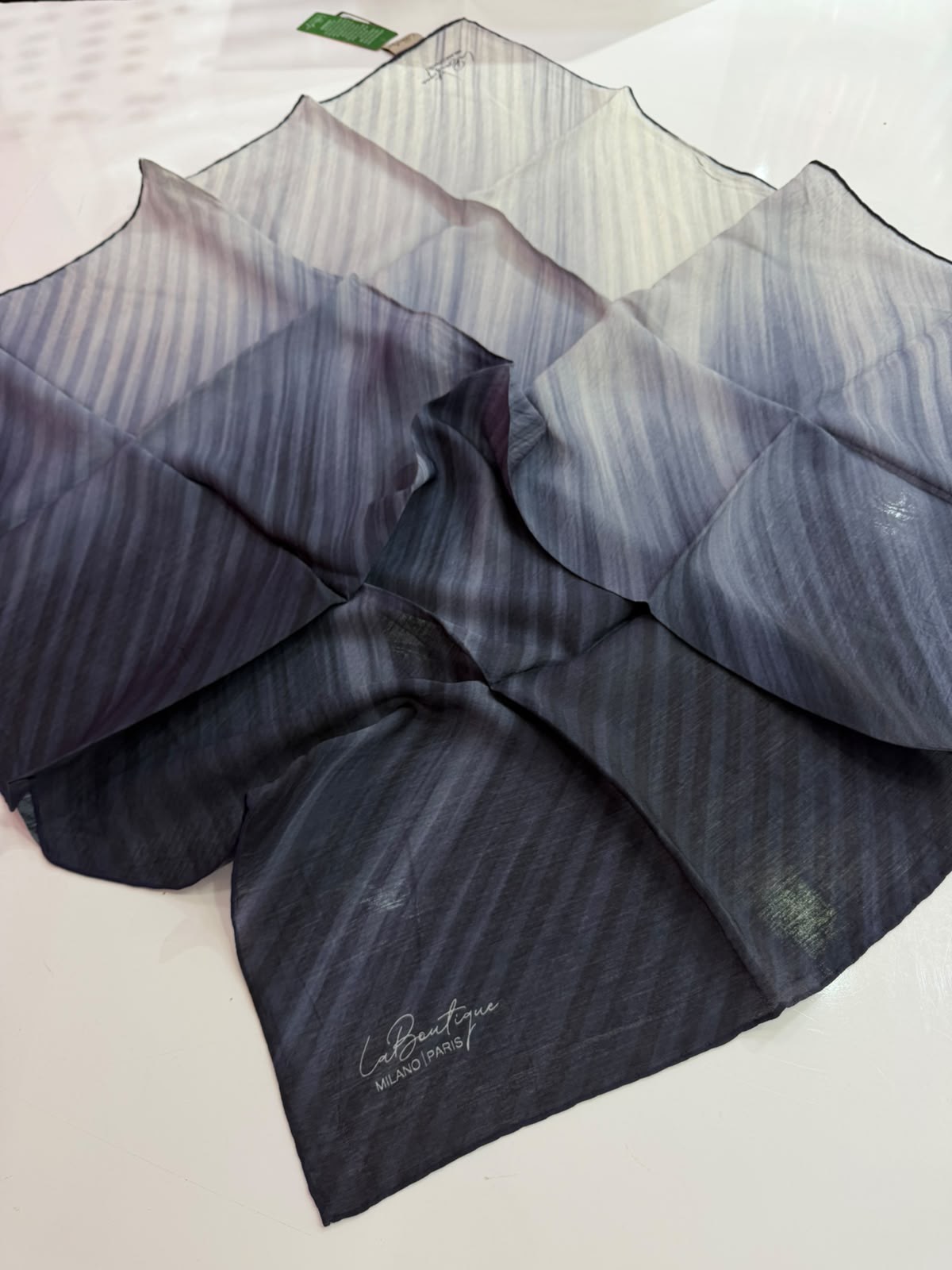 La Boutique Desenli Organik Eşarp 01