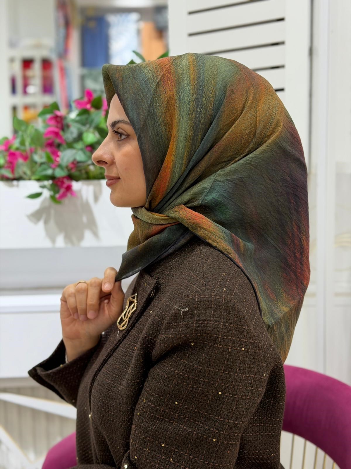 La Boutique Desenli Organik Eşarp 4603