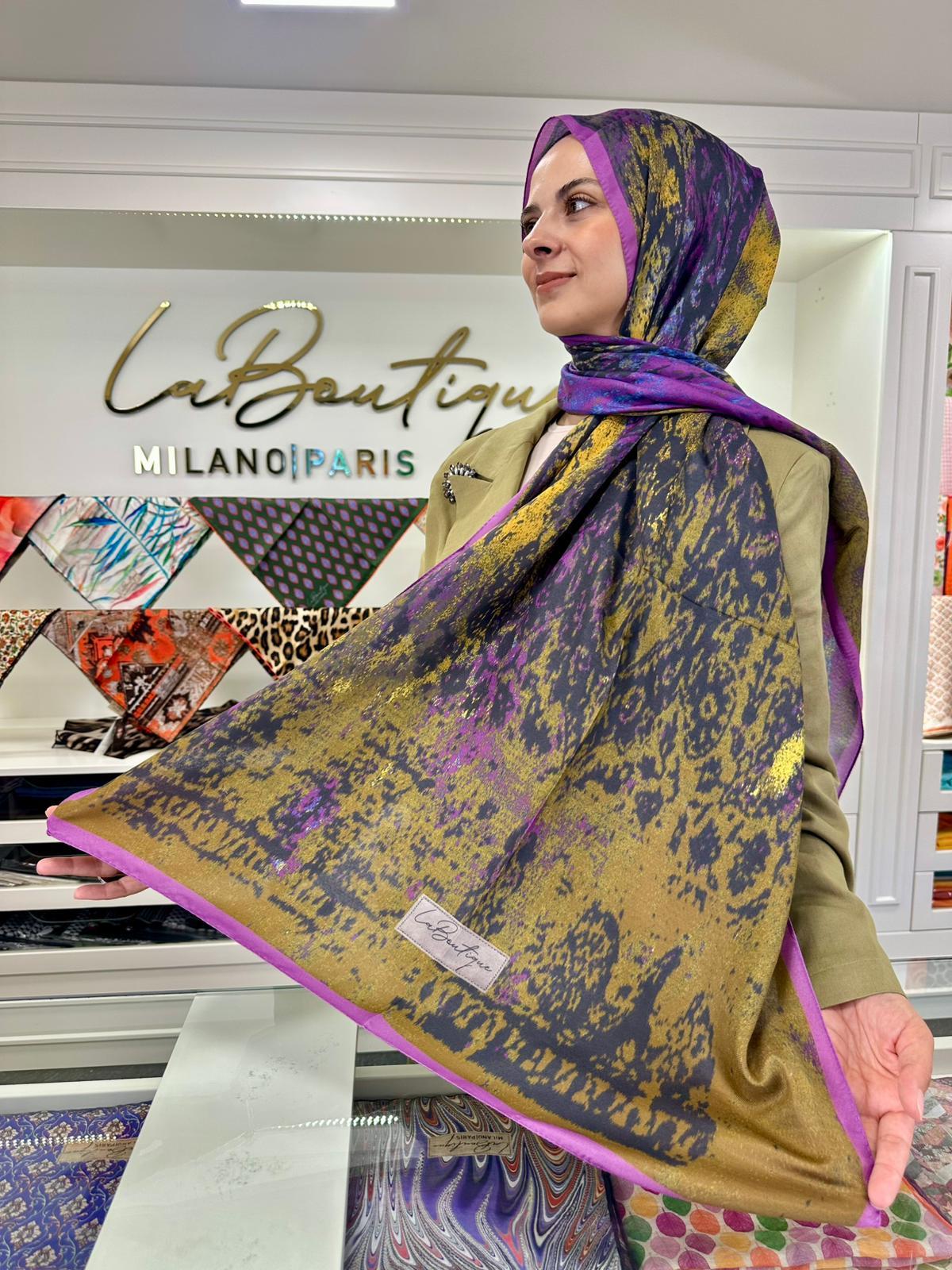 La Boutique Desenli Özel Seri Şal 