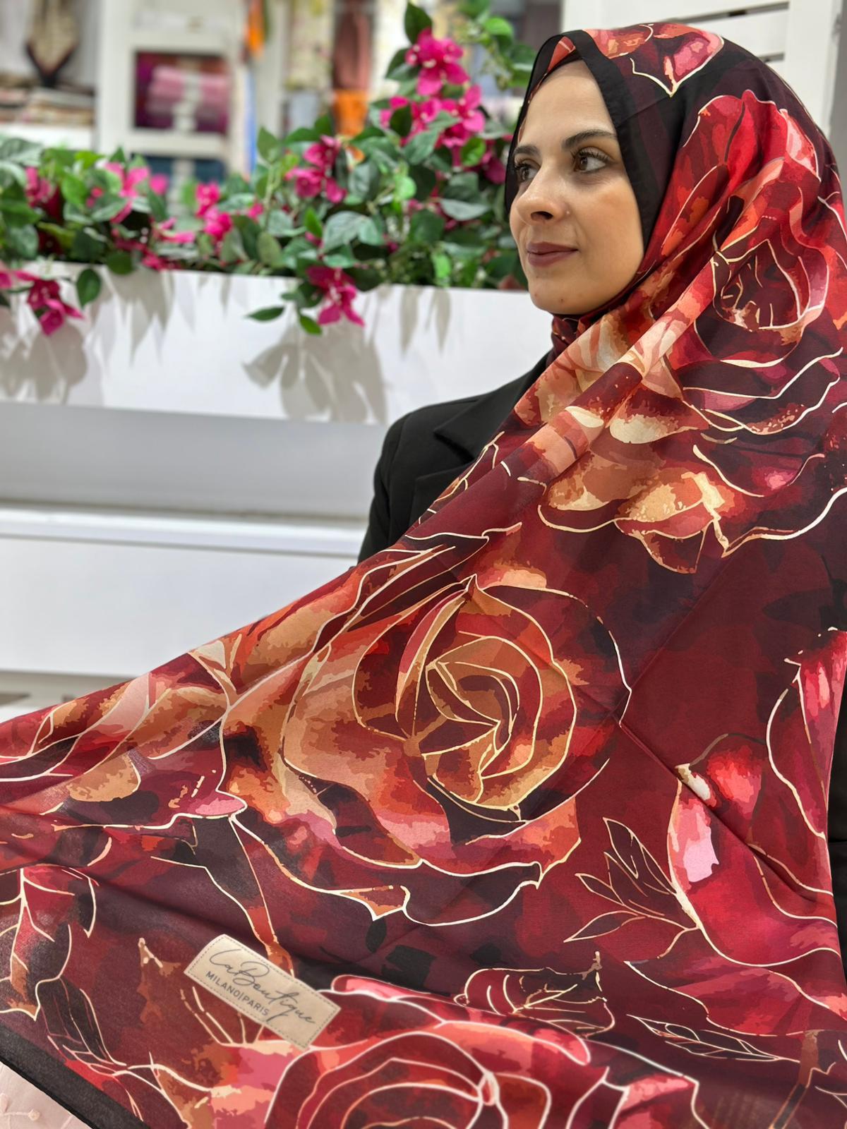 La Boutique Desenli Özel Seri Şal ÖSS255807