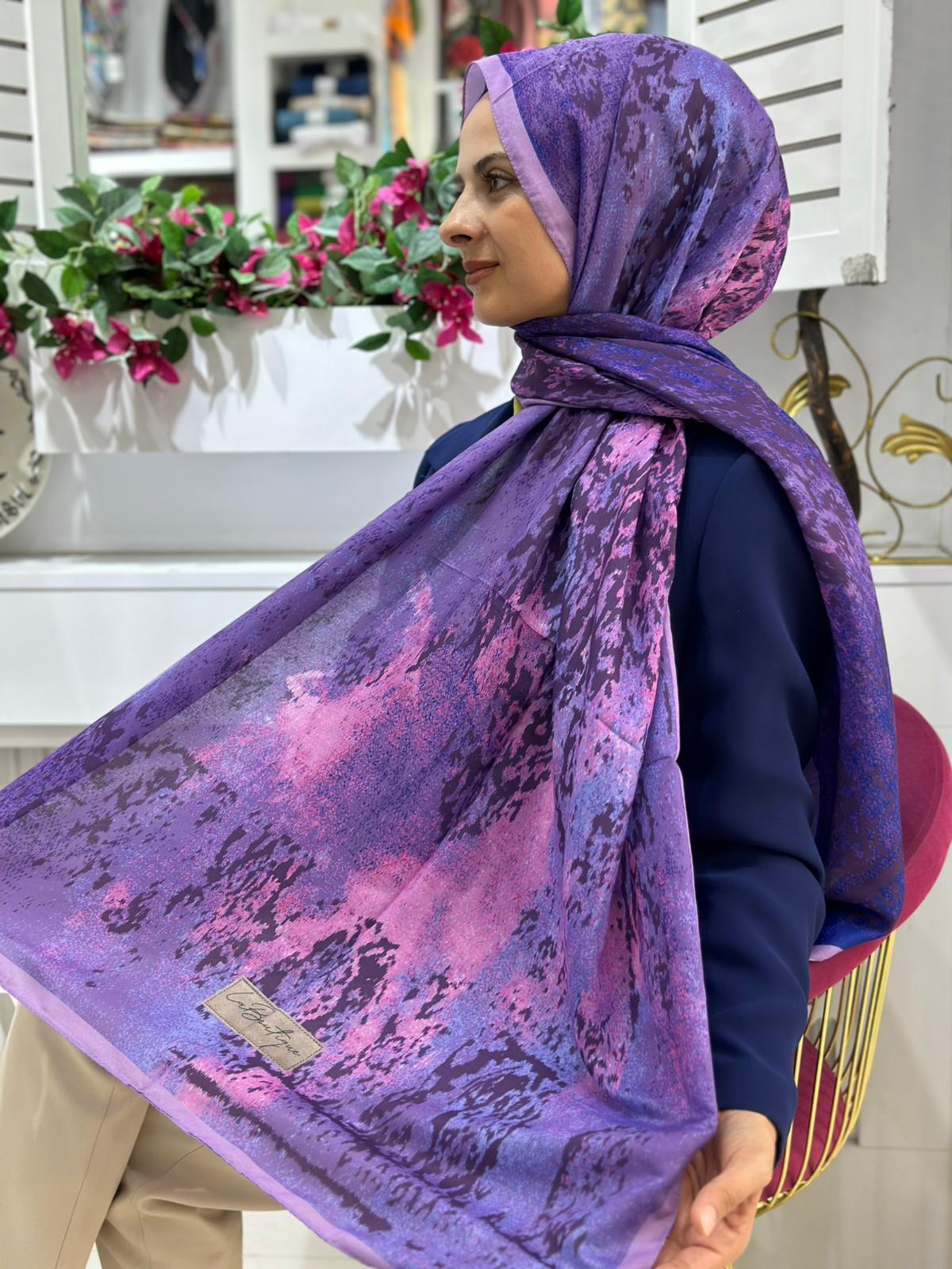 La Boutique Desenli Özel Seri Şal ss210813