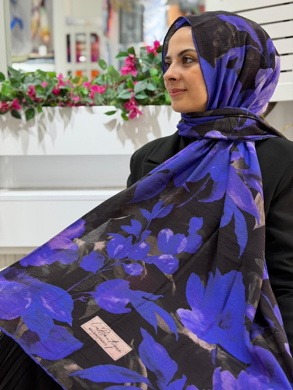 La Boutique Desenli Yaz Serinliği Şal 