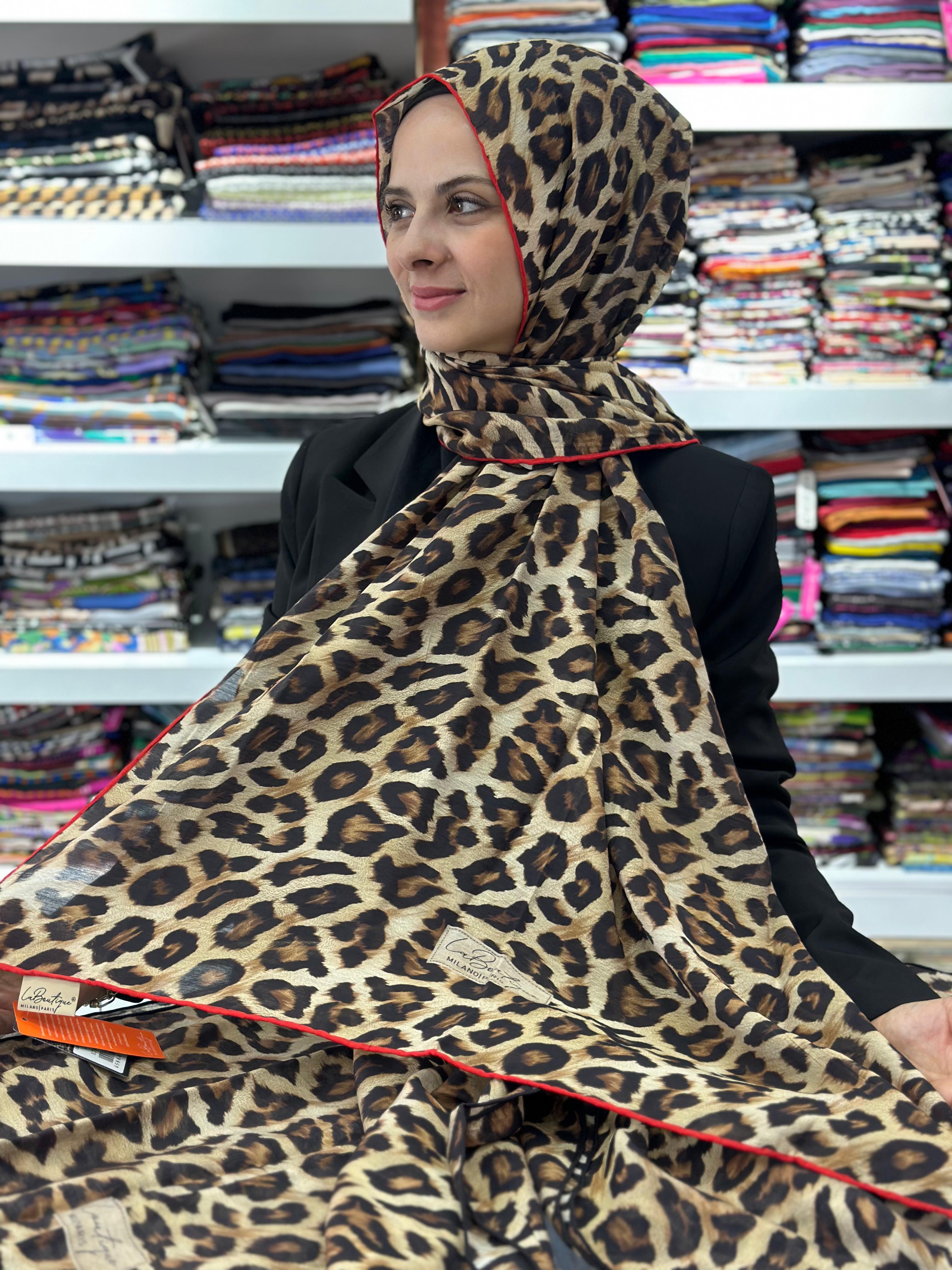 La Boutique Desenli Yaz Serinliği Şal