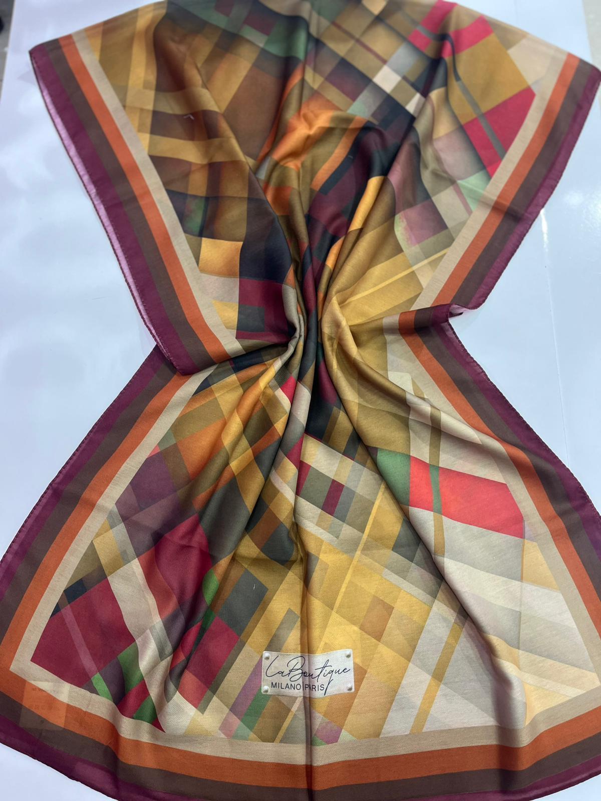 La Boutique La Boutique Desenli Özel Seri Şal 07