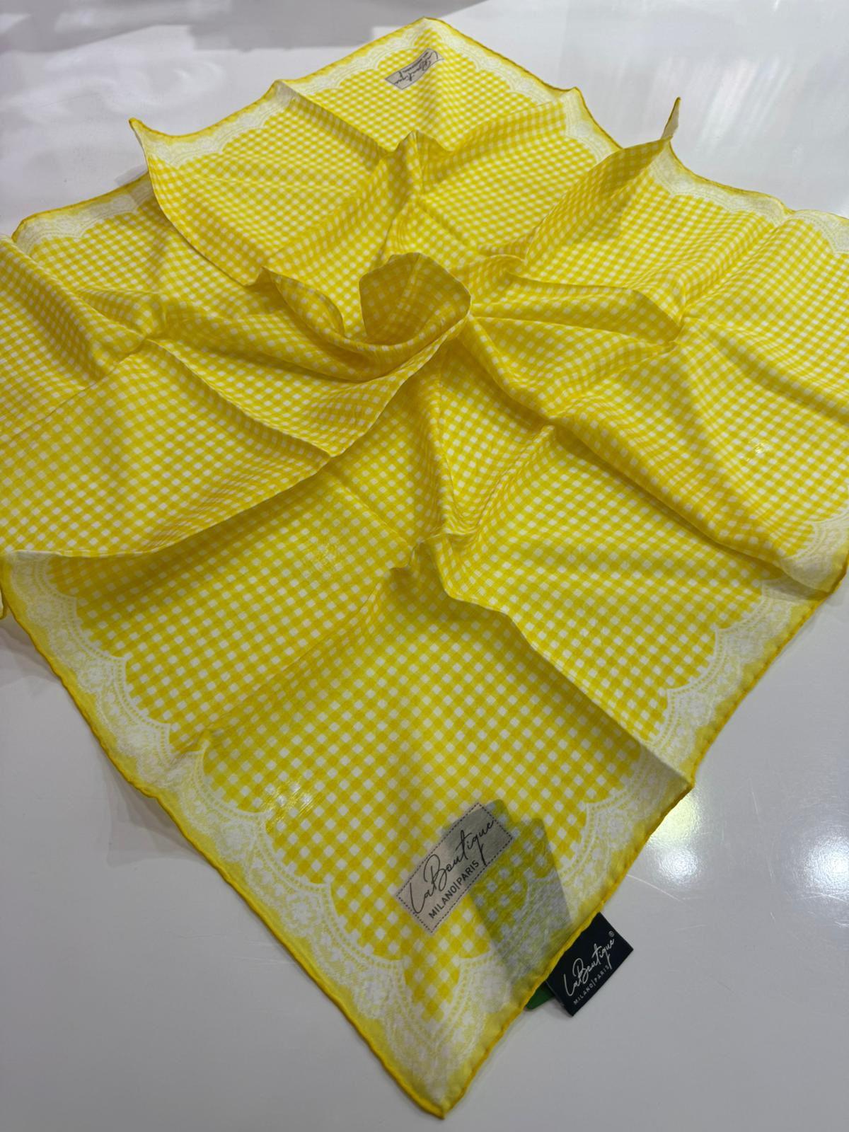 La Boutique Organik Desenli Eşarp 02