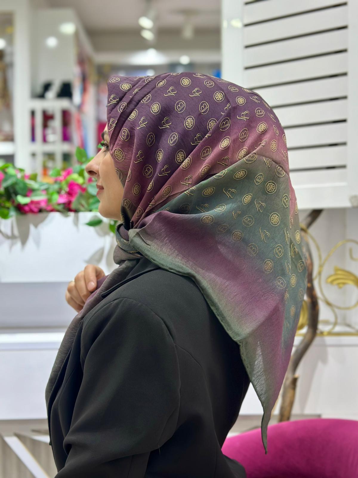 La Boutique Organik Desenli Eşarp 10