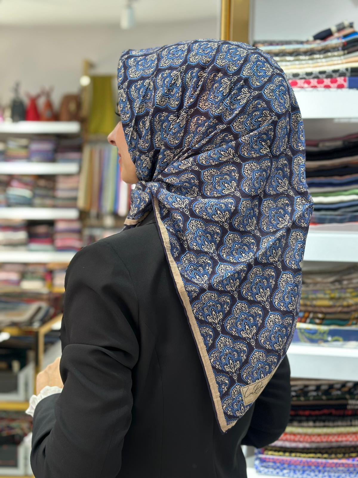 La Boutique Organik Desenli Eşarp 3710