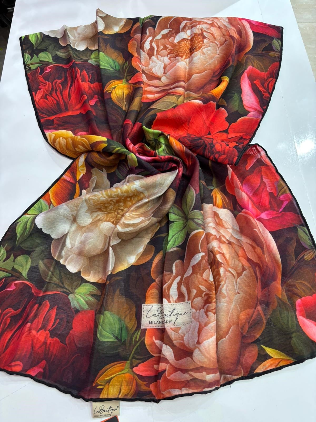 La Boutique Organik Yeni Sezon Şal 255502