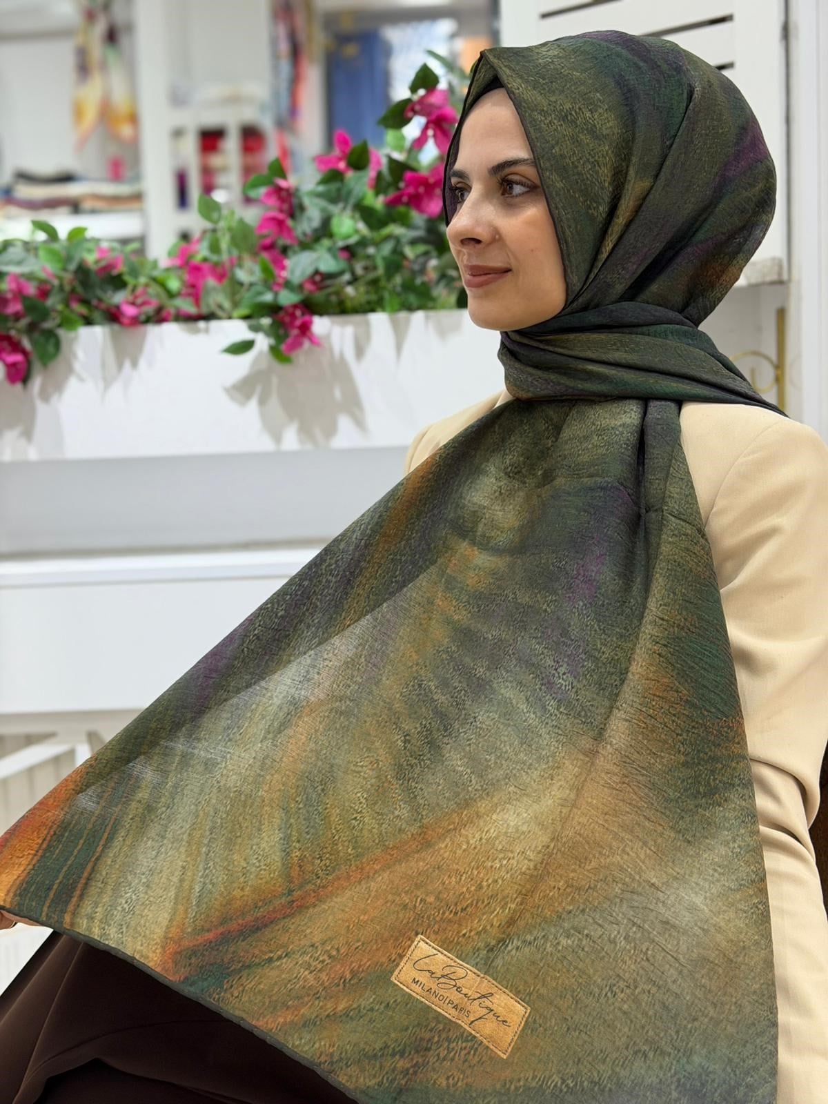 La Boutique Organik Yeni Sezon Şal 4604