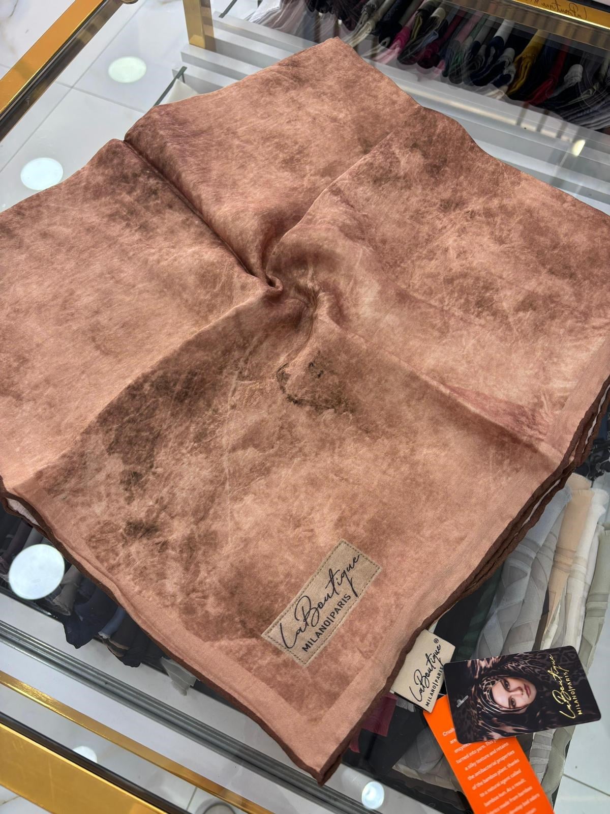 La Boutique Yeni Sezon Bulut Tek Renk Güz Yaz Serinliği Eşarp 4797