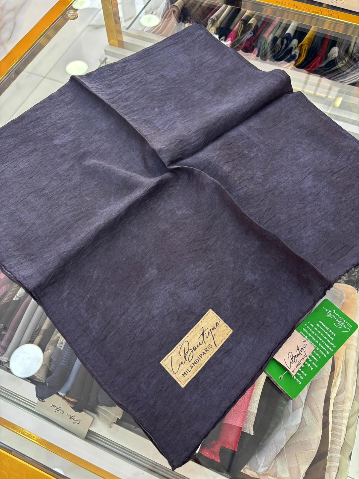 La Boutique Yeni Sezon Bulut Tek Renk Güz Yaz Serinliği Eşarp 7121