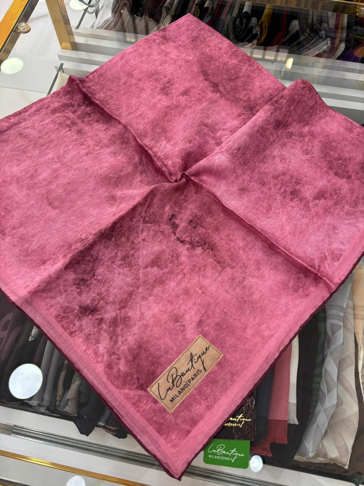 La Boutique Yeni Sezon Bulut Tek Renk Güz Yaz Serinliği Eşarp 4791