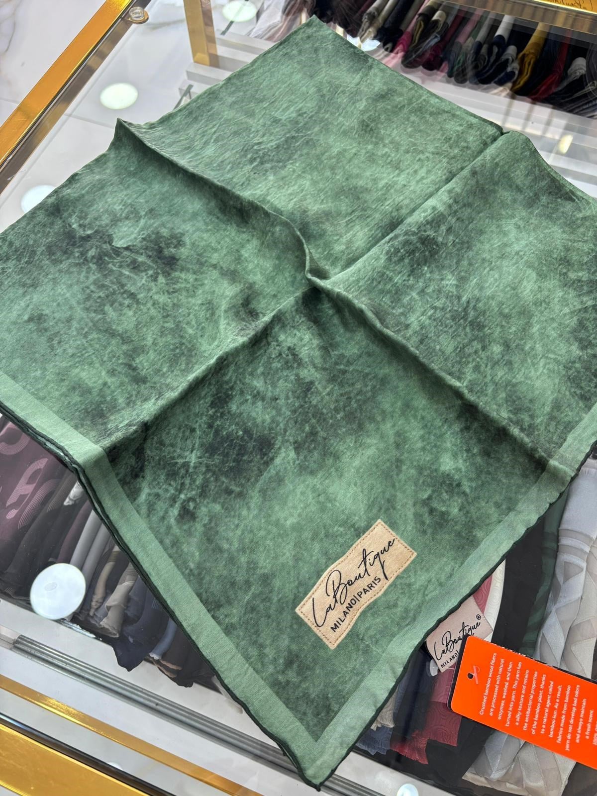 La Boutique Yeni Sezon Bulut Tek Renk Güz Yaz Serinliği Eşarp 7112