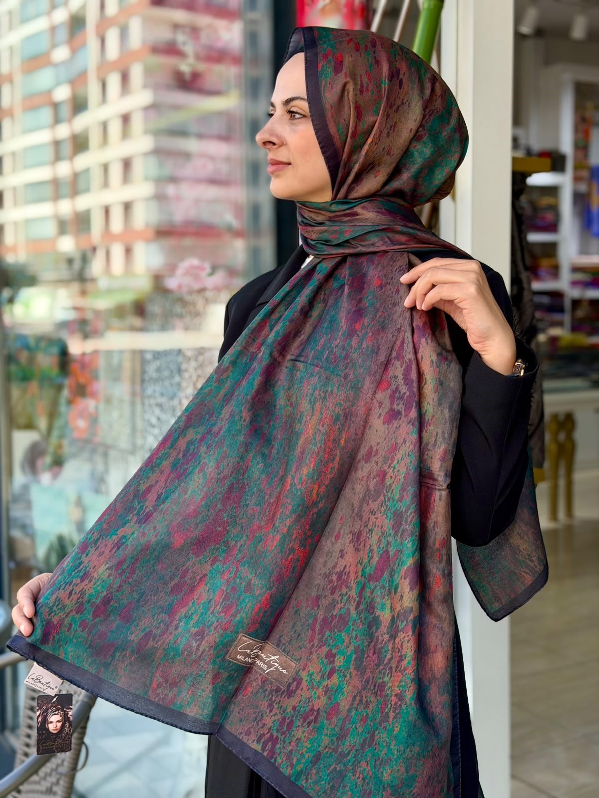 La Boutique Yeni Sezon Desenli Özel Seri Şal 05