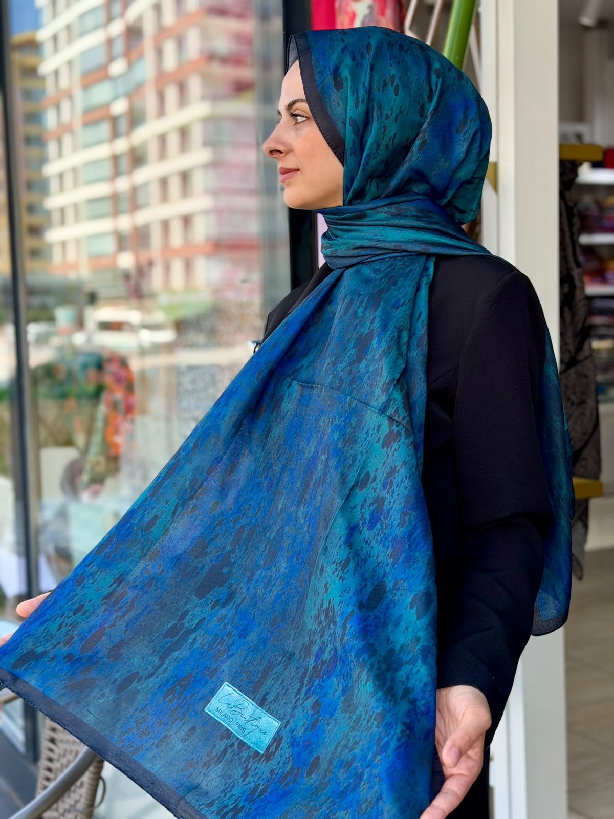 La Boutique Yeni Sezon Desenli Özel Seri Şal 01
