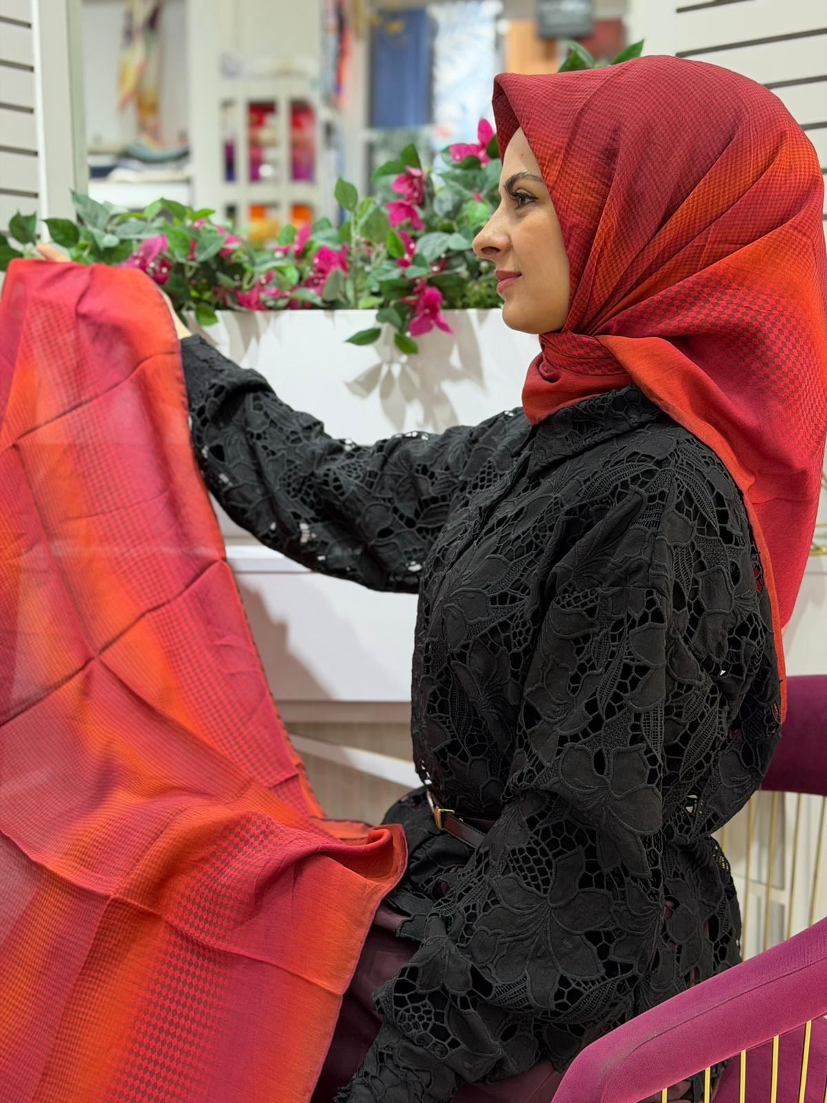La Boutique Yeni Sezon Güz Yaz Serinliği Eşarp 01