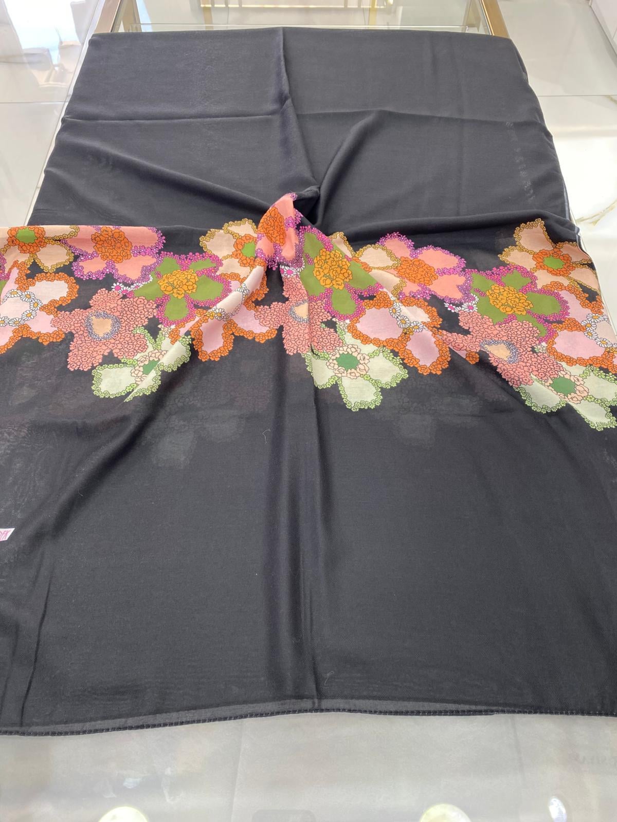 Ladure Desenli Soft Pamuklu Şal 03