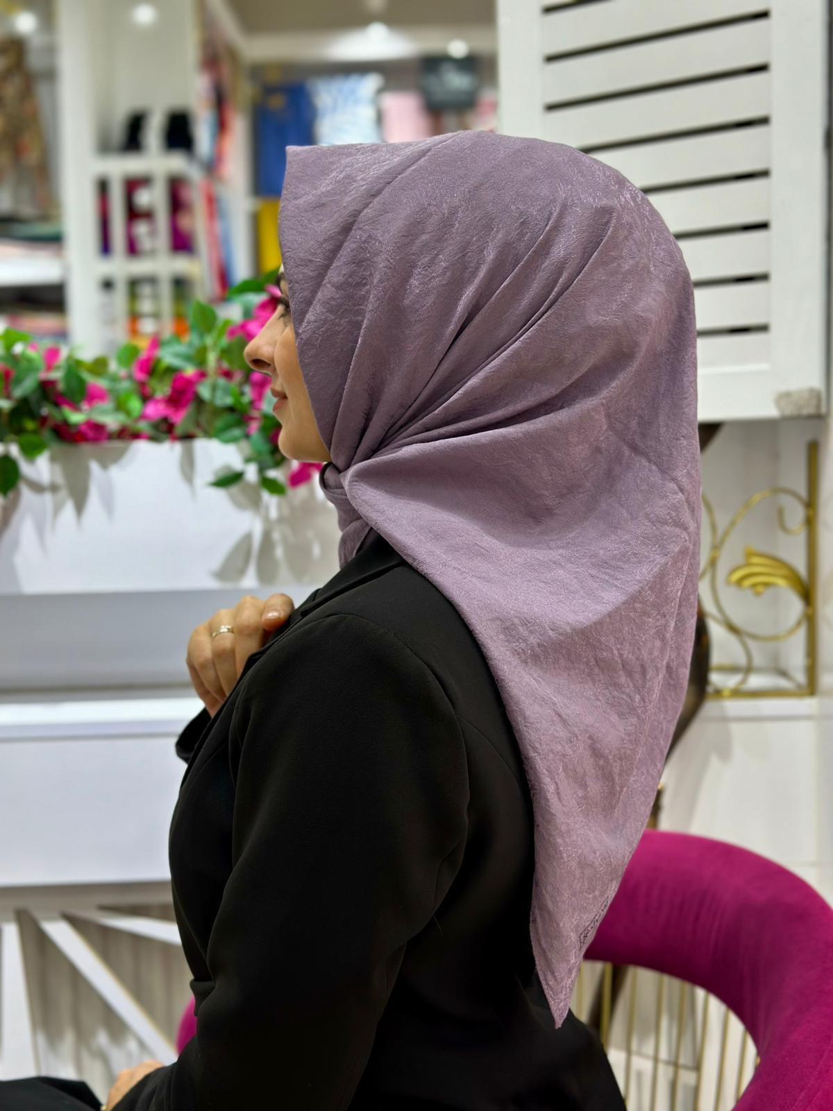 Liza Efekt Şal 25 Menekşe Rengi