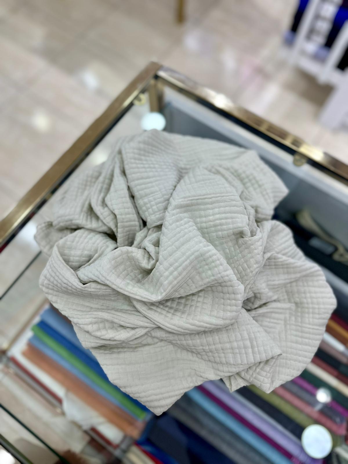 Müslin Tek Renk Gofret Şal 22