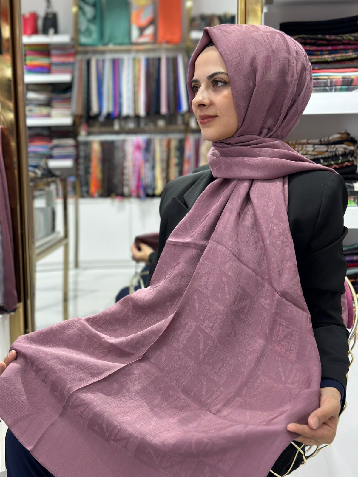 Noura Laura Lyocell Şal Lavanta Rengi