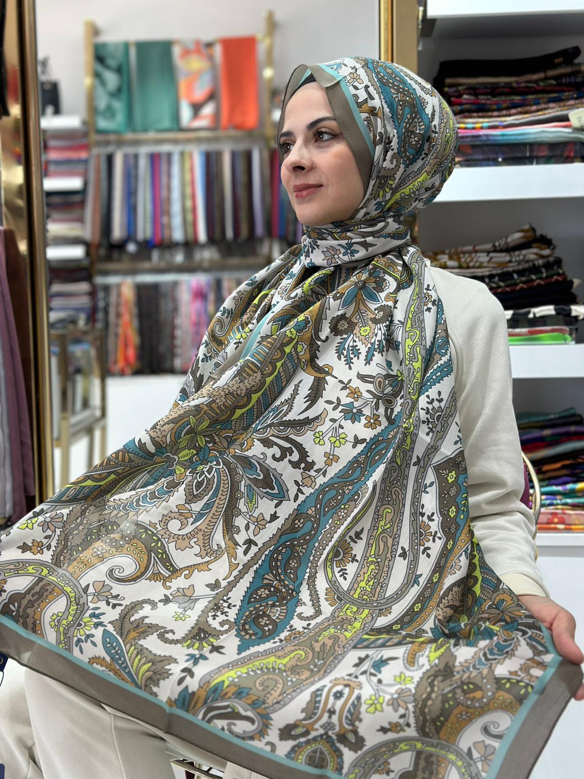 Pamuk İpek Diamora Şal 02