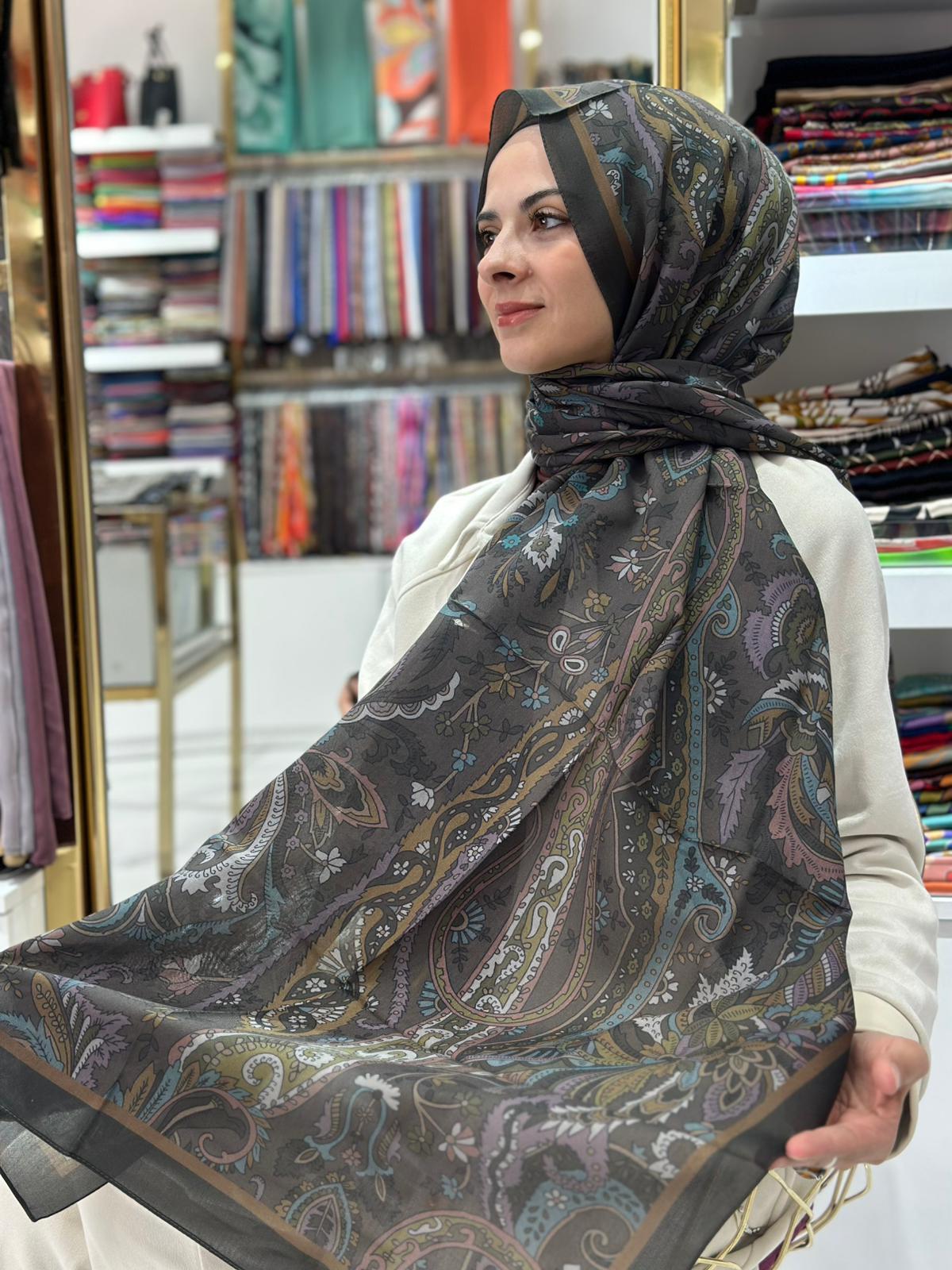 Pamuk İpek Diamora Şal 04