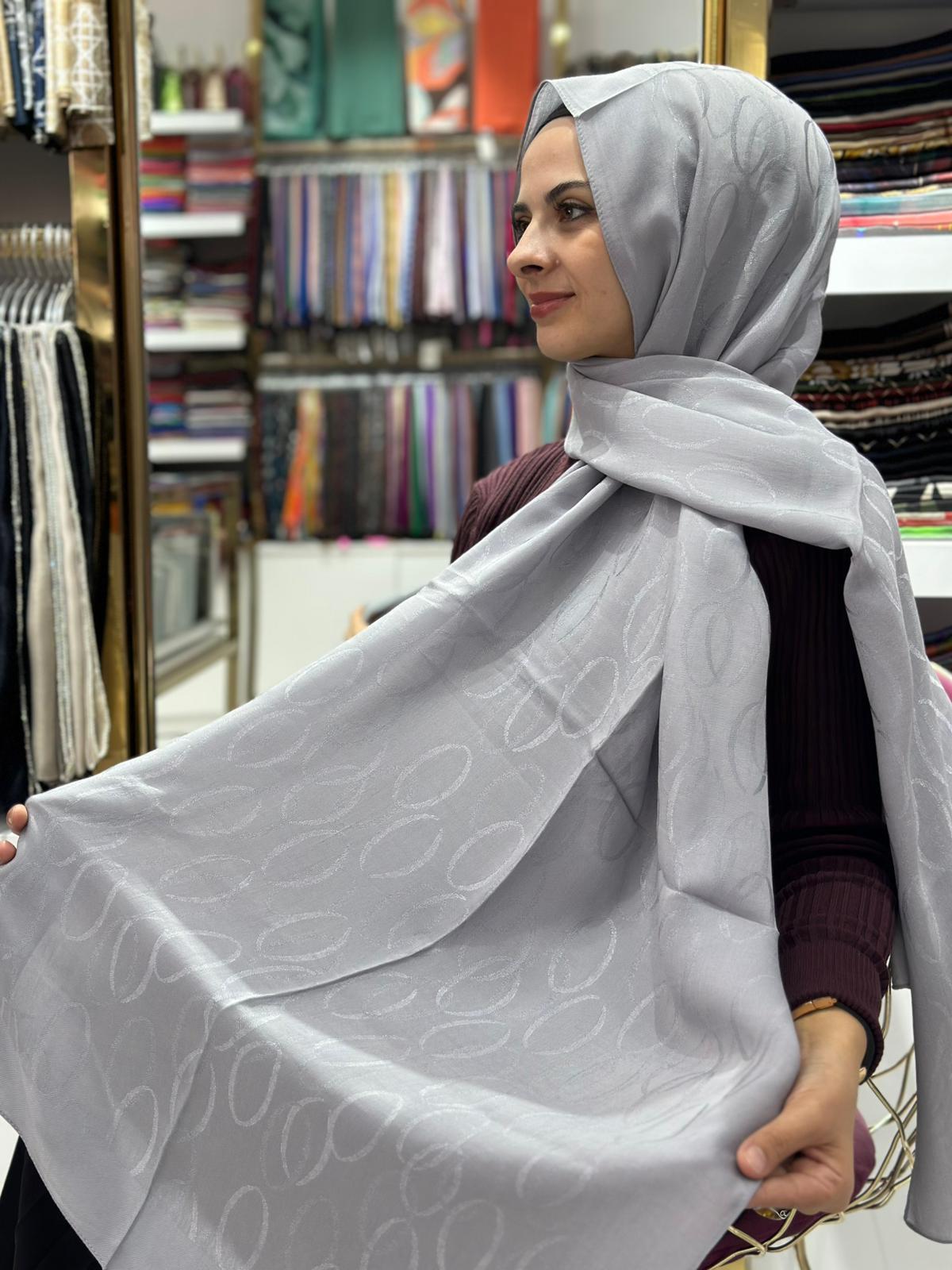 Paris Collection Elips Desen Gri Rengi