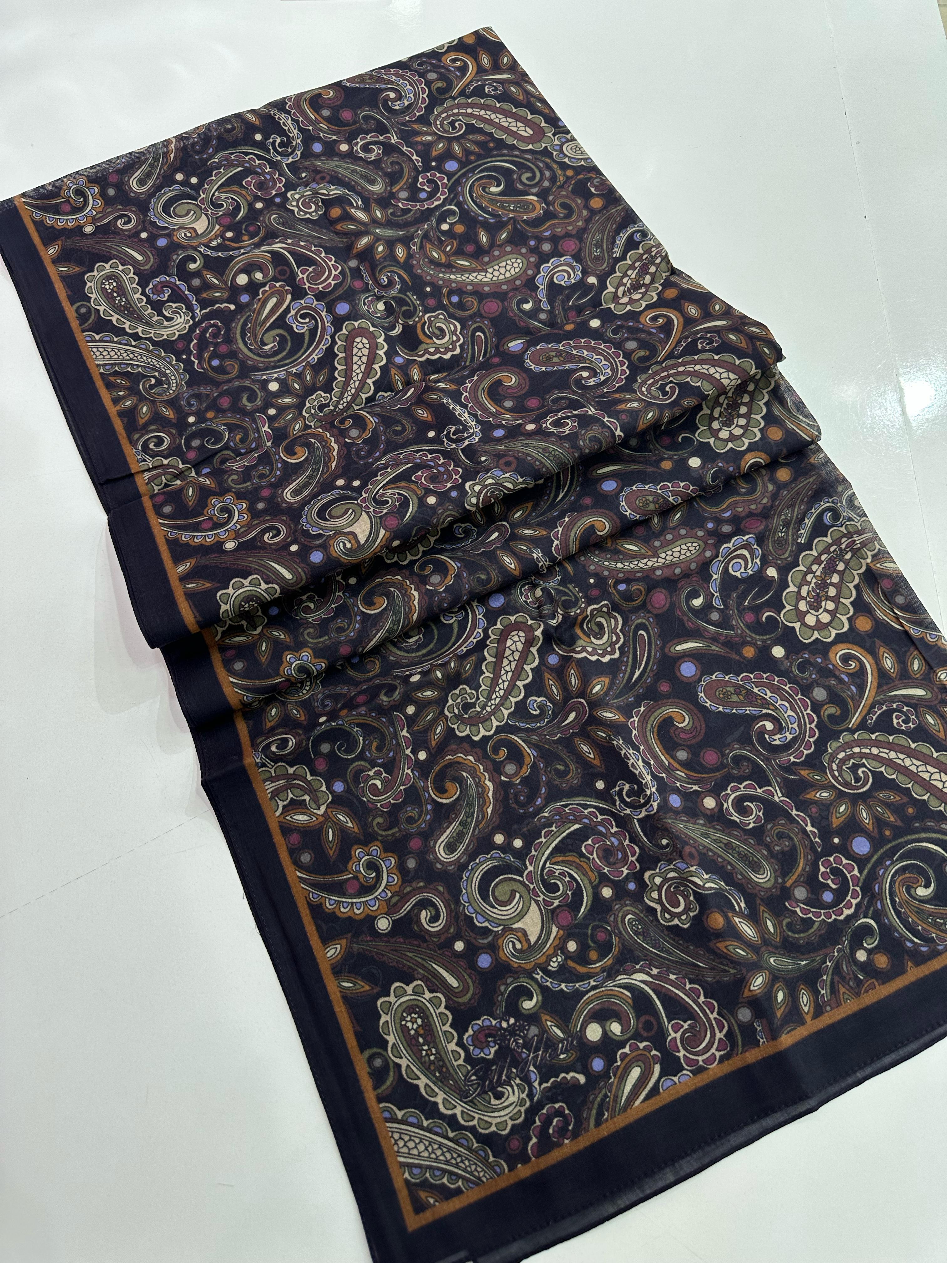 Silk Home Desenli Şal 02