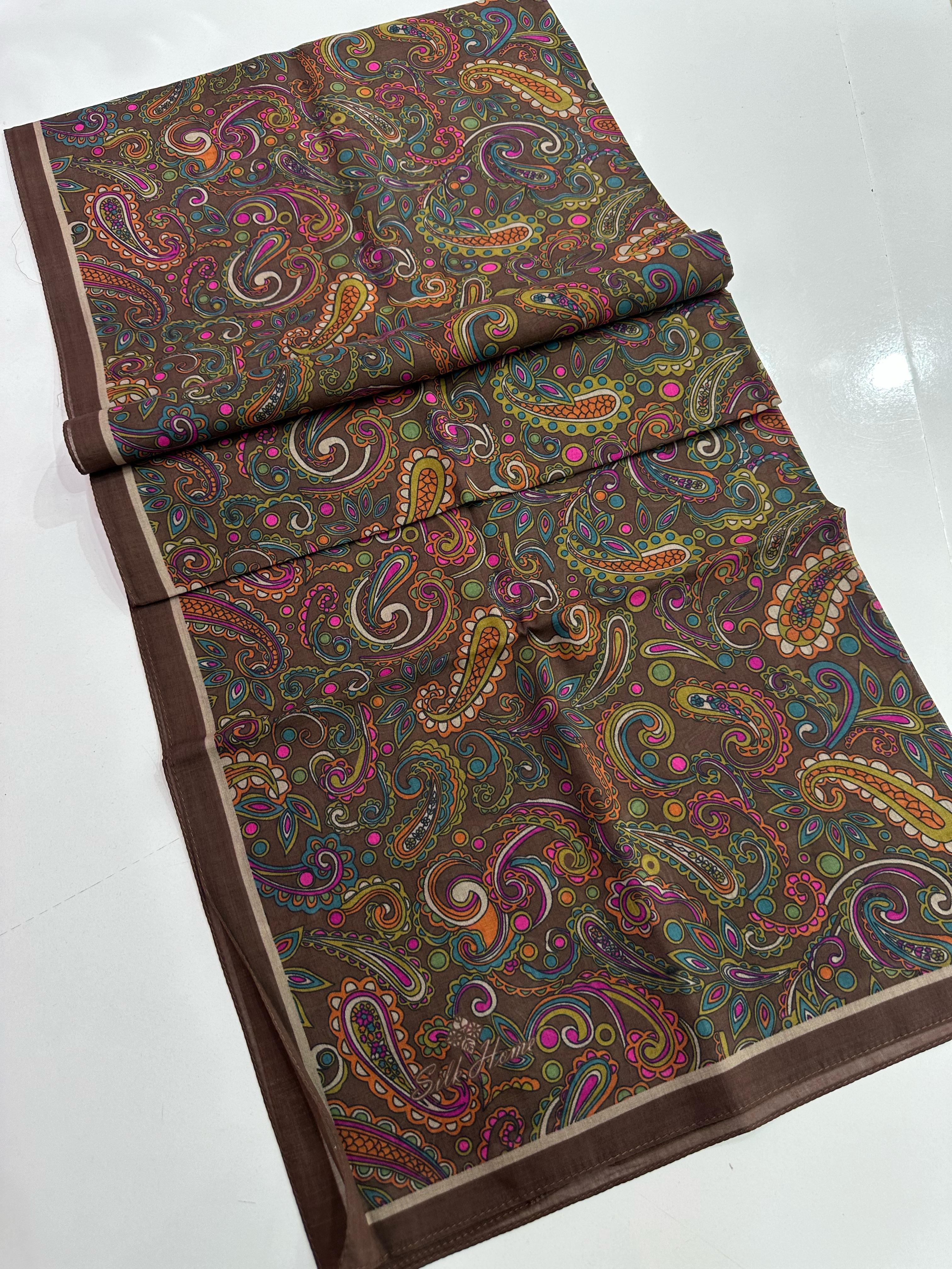 Silk Home Desenli Şal 03