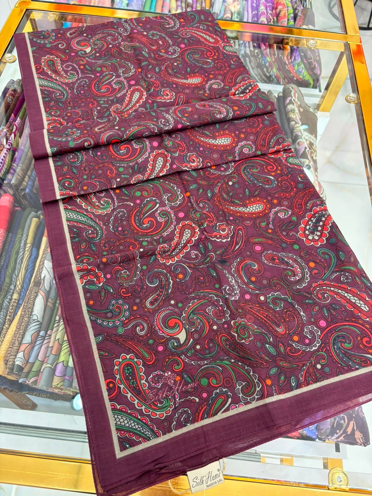 Silk Home Desenli Şal 03