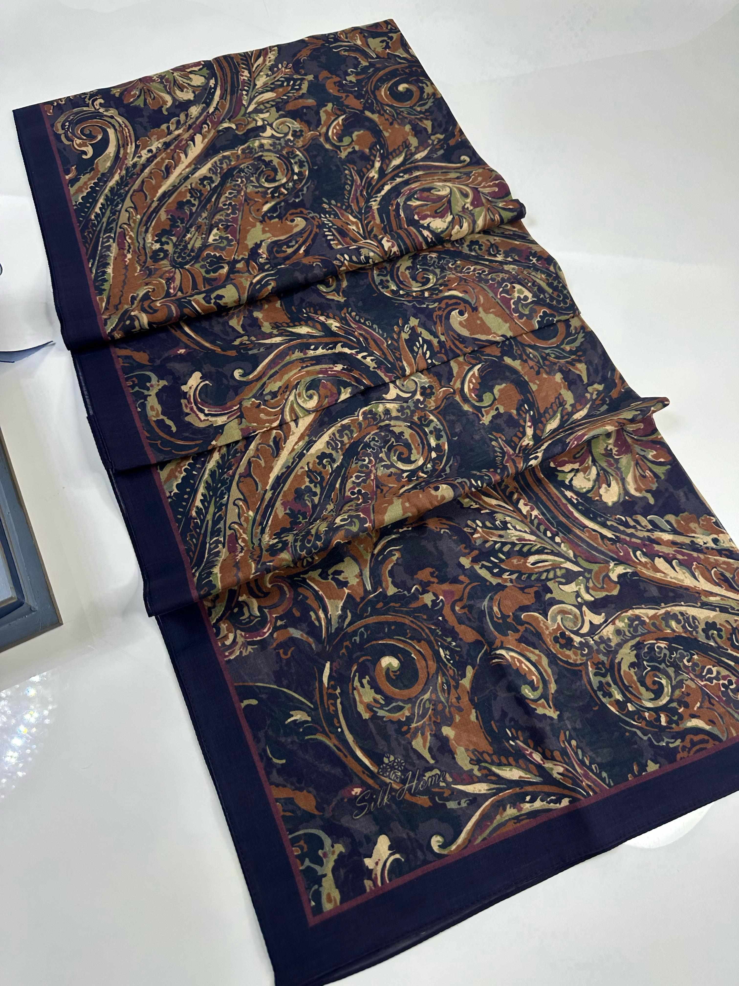Silk Home Desenli Şal 08