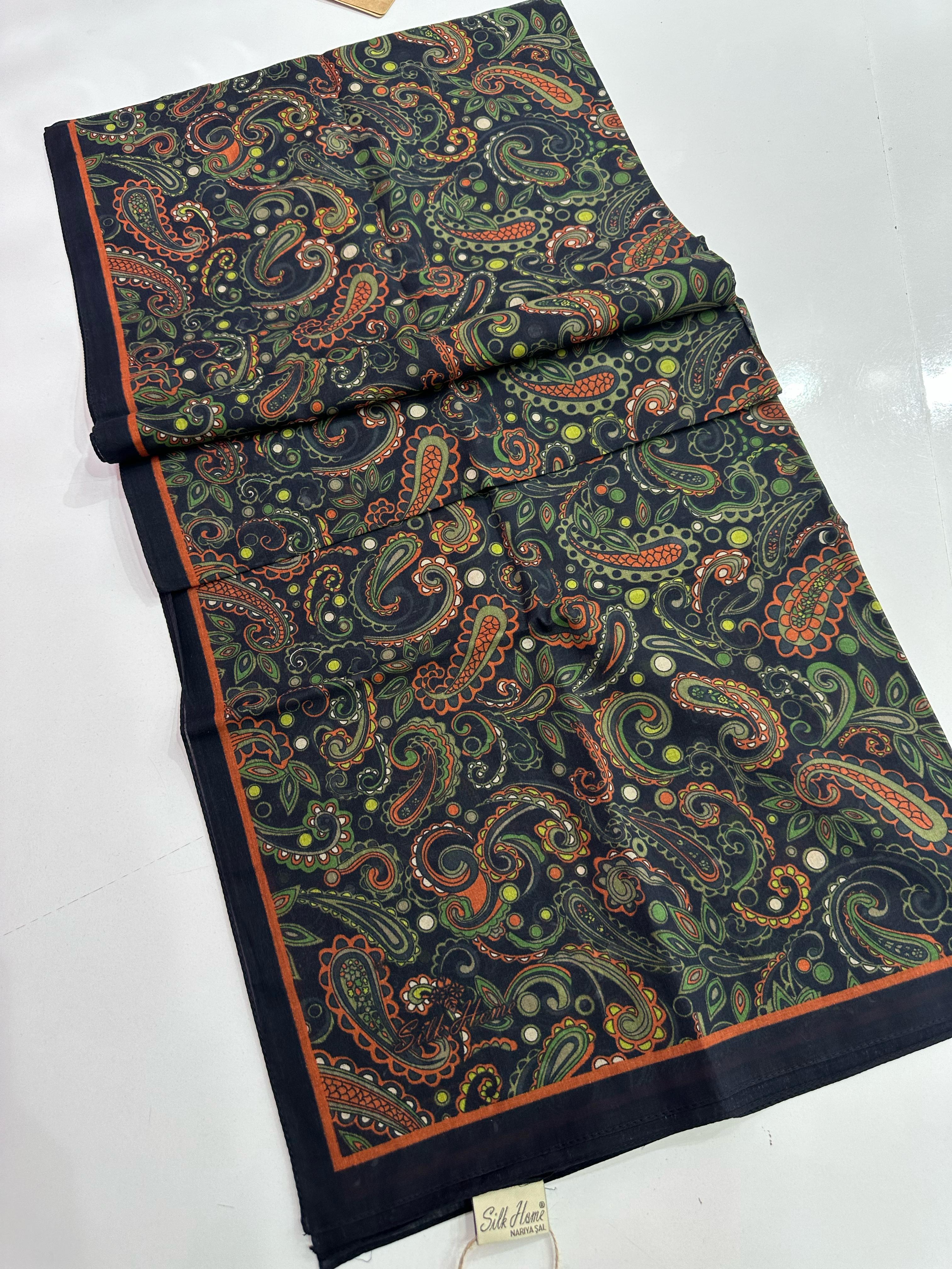 Silk Home Desenli Şal 09