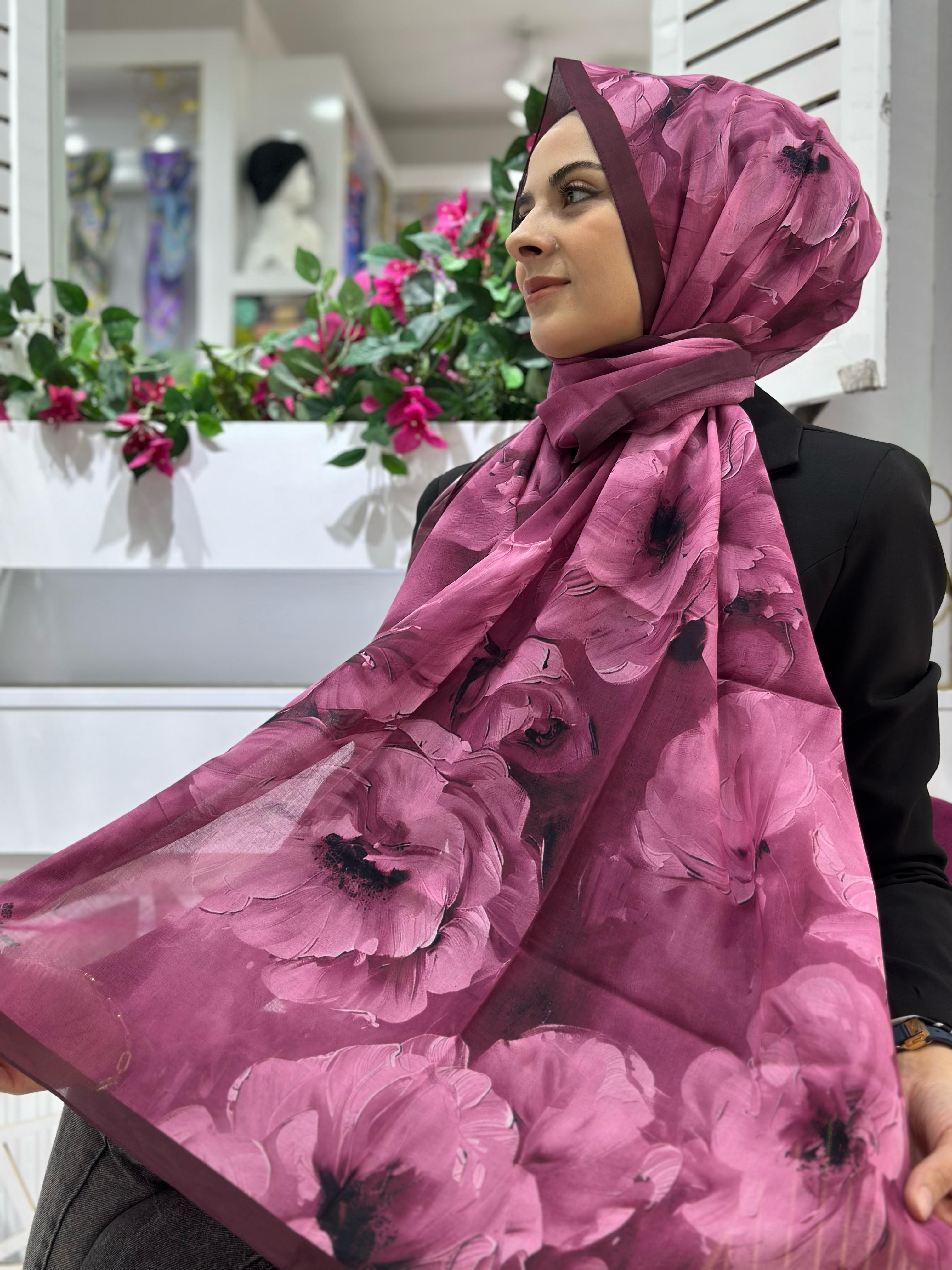 Silk Home Desenli Şal 09