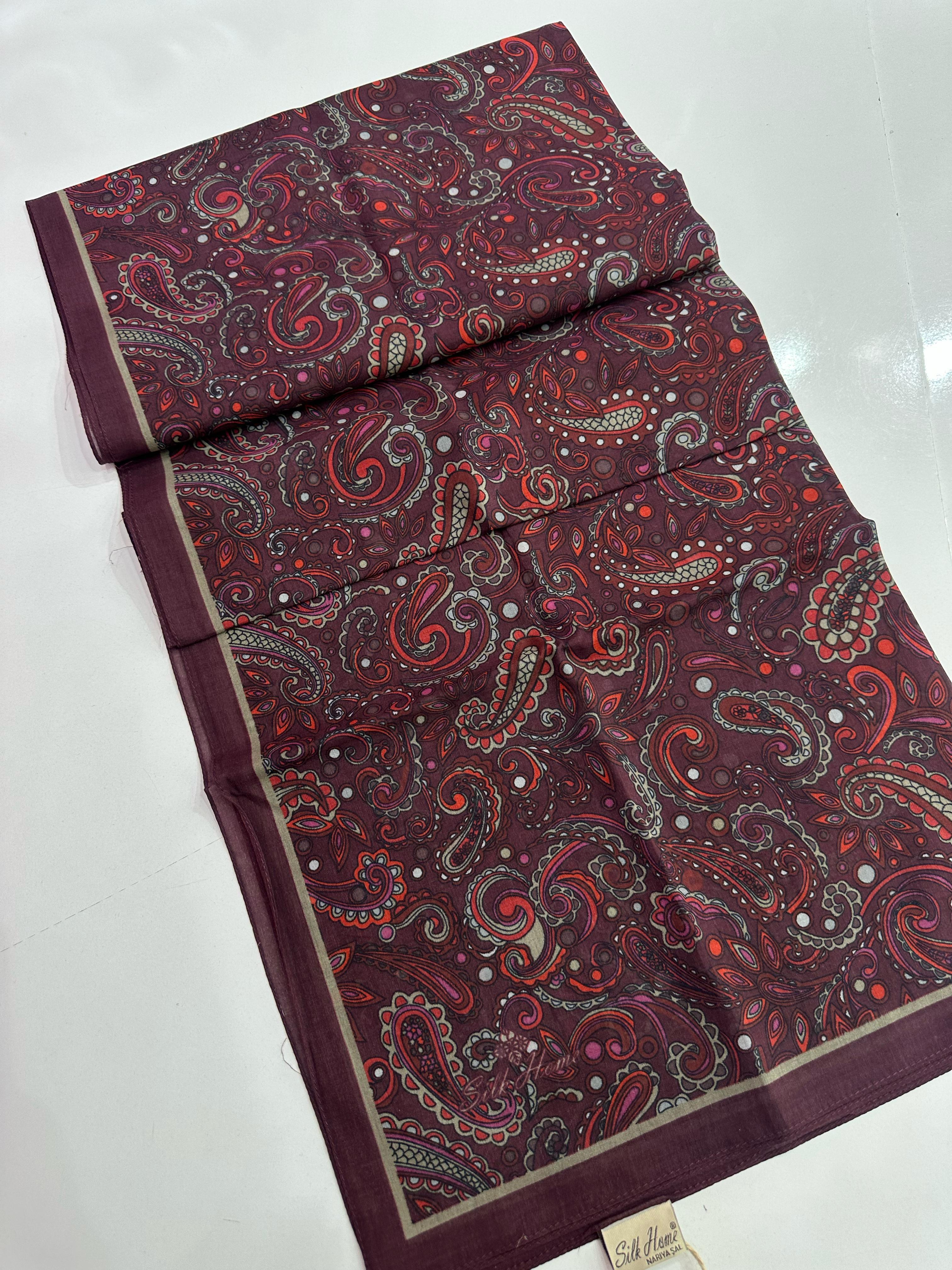 Silk Home Desenli Şal 10