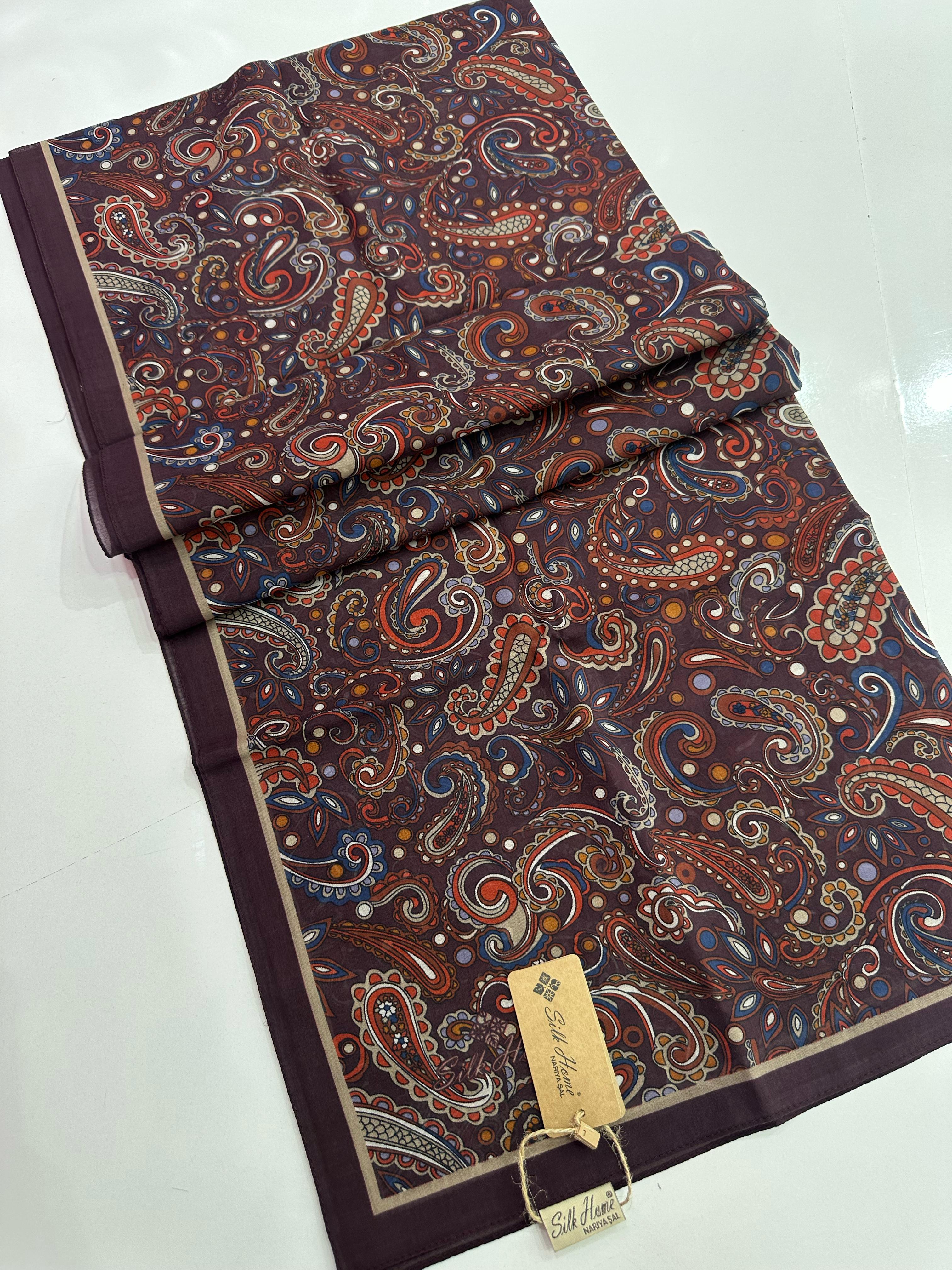 Silk Home Desenli Şal 17