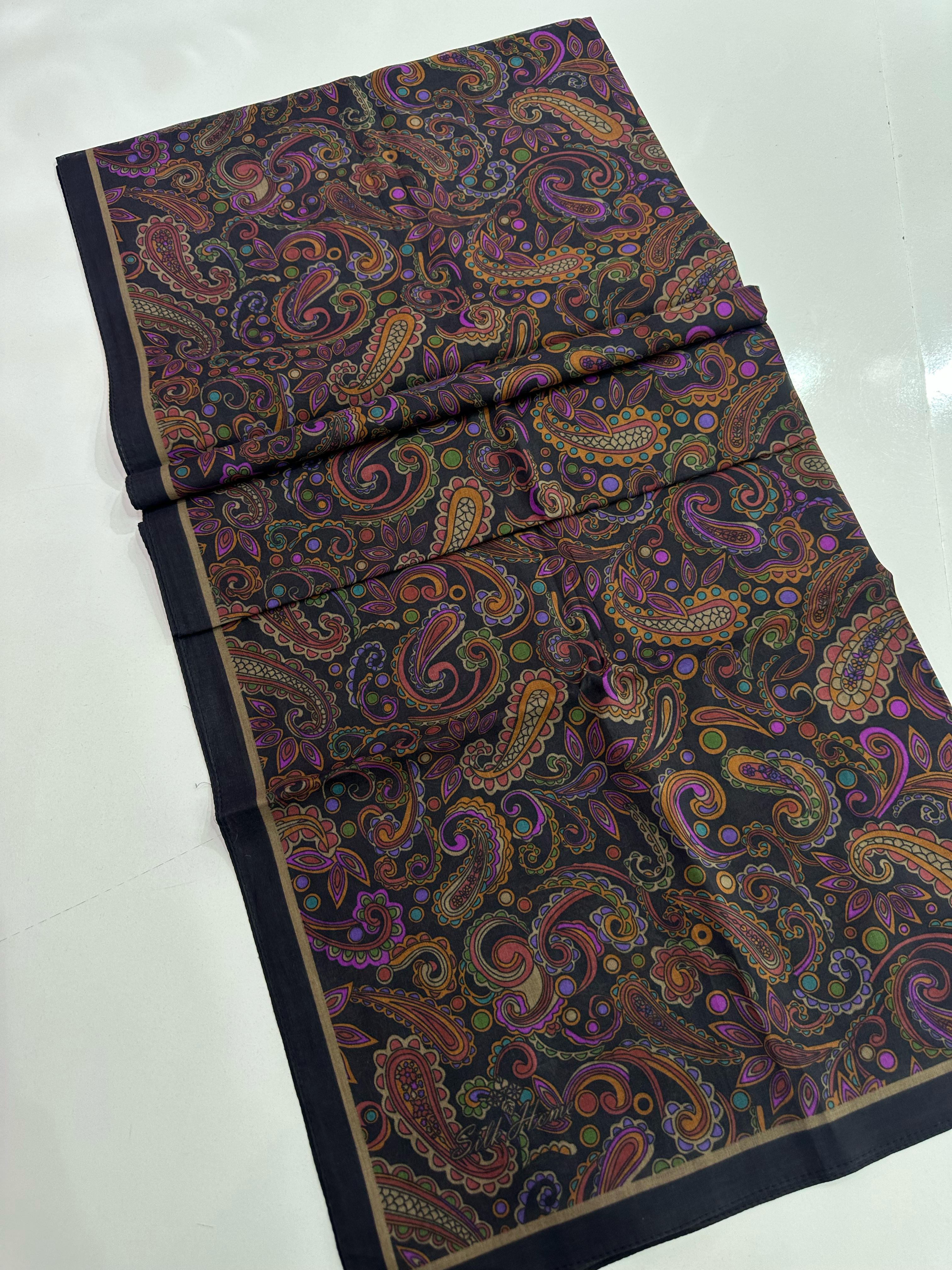 Silk Home Desenli Şal 18