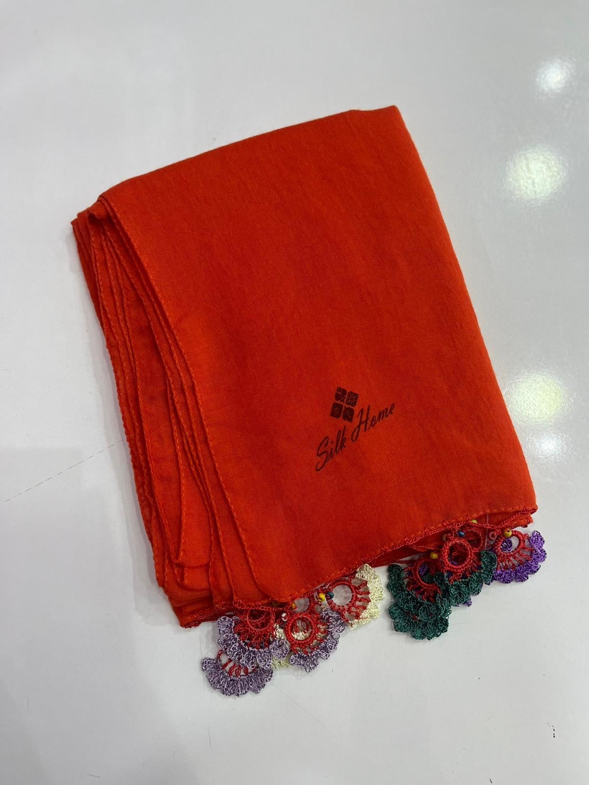 Silk Home Oyalı Şal Kırmızı 01 Rengi