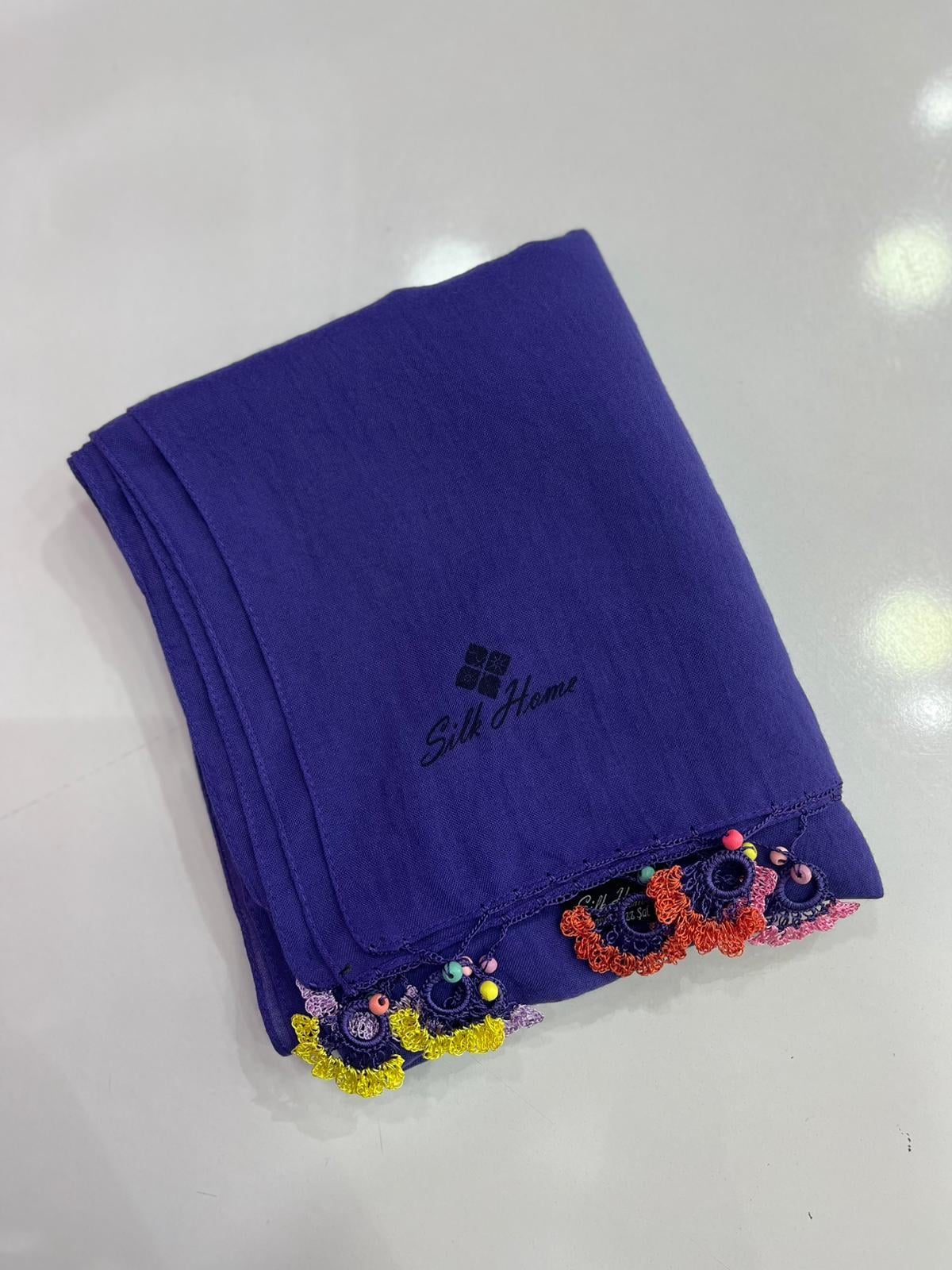 Silk Home Oyalı Şal Mor Rengi