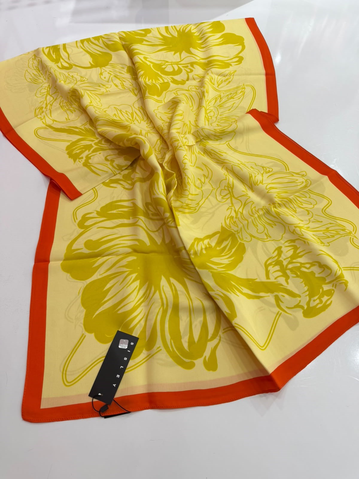 Sisley Desenli Floş Viskon Şal 07