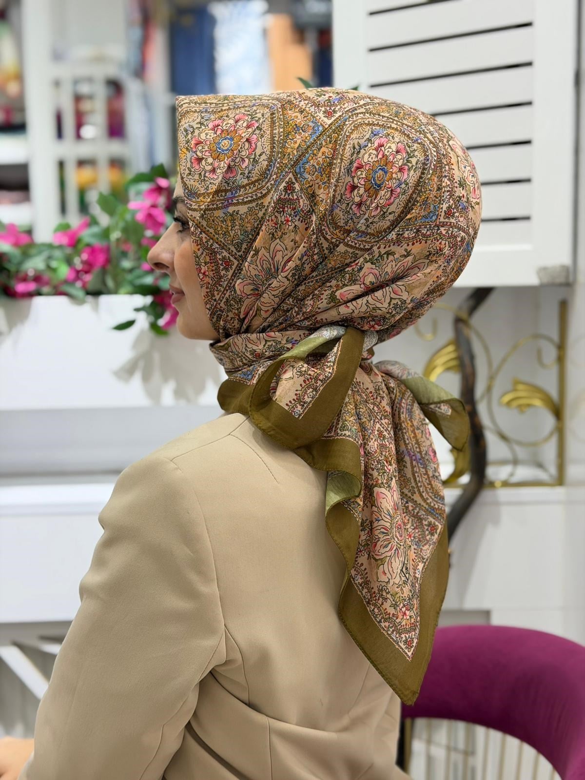 Siyane Bursa Mozaik Desen 01