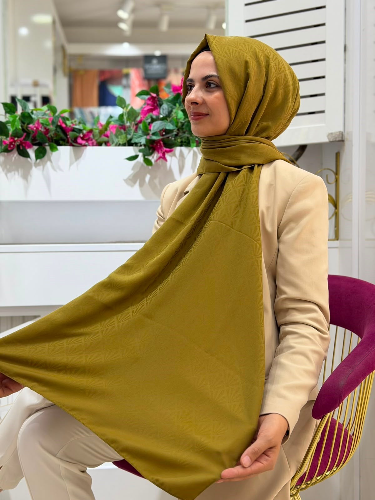Siyane Havai Jakarlı Şal 01