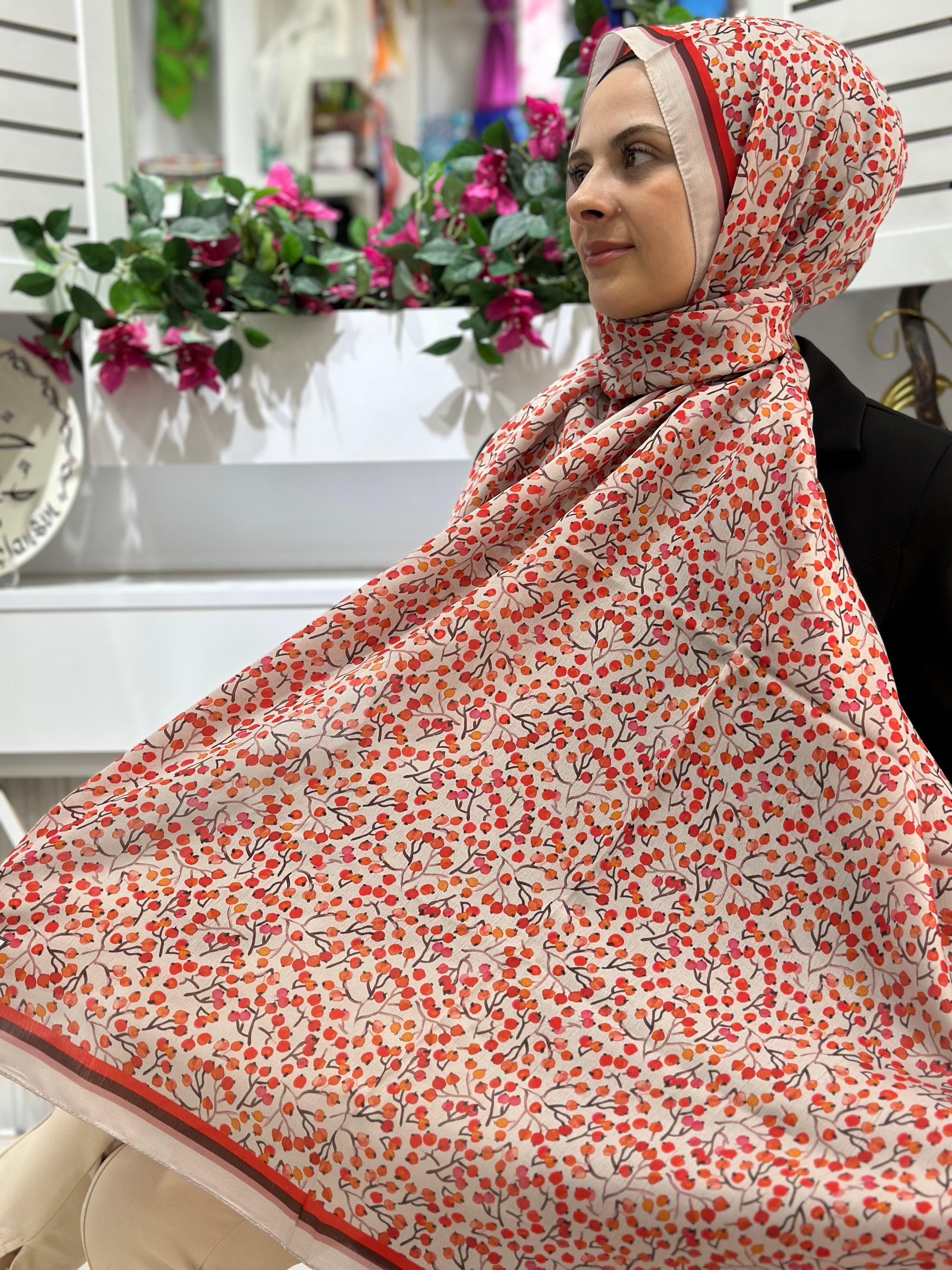 Siyane Kızılcık Şerbeti Vual Şal 06