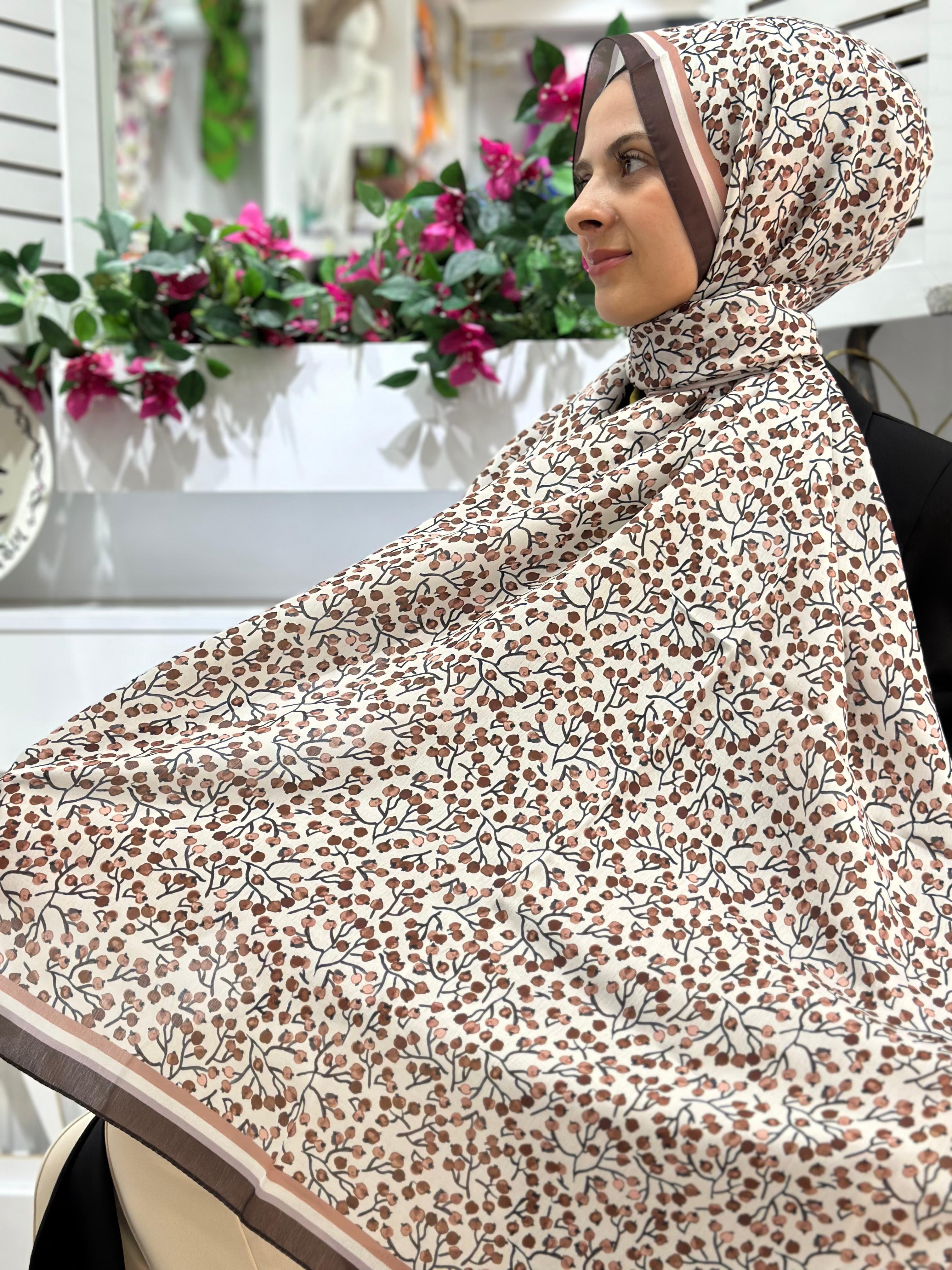 Siyane Kızılcık Şerbeti Vual Şal 10