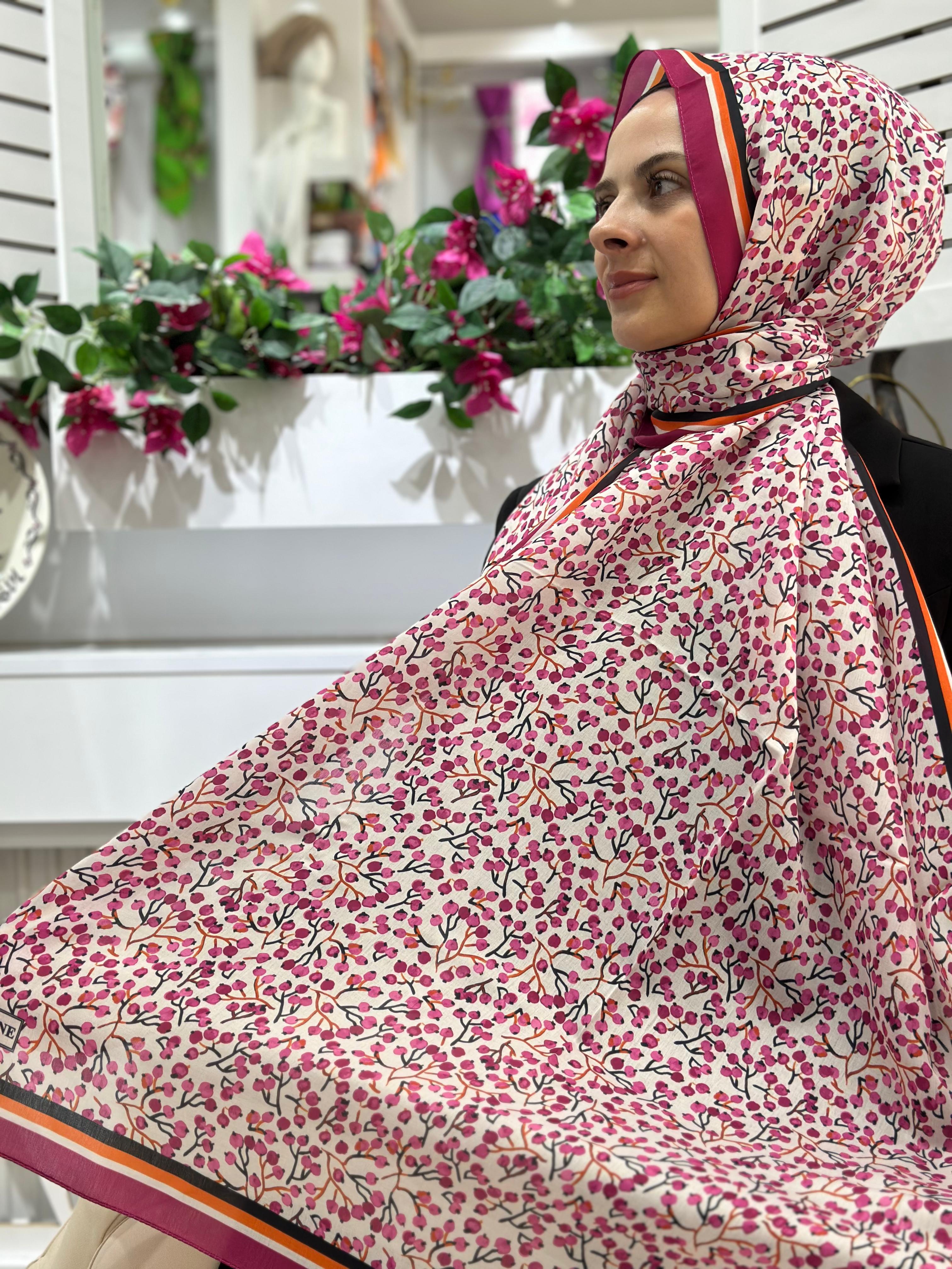 Siyane Kızılcık Şerbeti Vual Şal 12