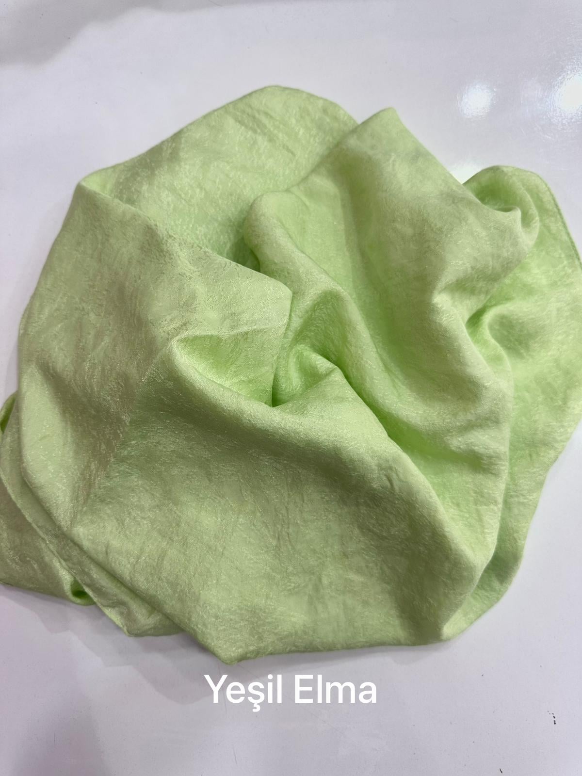 Siyane Tek Renk Yeşil Elma Rengi