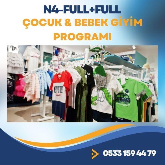 N4-ÇOCUK & BEBK GİYİM PROGRAMI FULL + FULL PAKET PERAKENDE & TOPTAN BARKODLU MUHASEBE VE SATIŞ SİSTEMLERİ İHTİYAÇ DUYABİLECEĞİNİZ  TÜM MODÜLLER VE TÜM RAPORLAMA SİSTEMLERİ İÇERİKLİDİR.