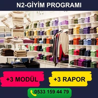 N2-GİYİM PROGRAMI     PERAKENDE BARKODLU SATIŞ PROGRAMI     STOK YÖNETİMİ      PERSONEL MAAŞ MODÜLÜ     PERSONEL PİRİM MODÜLÜ     KASA  ÇIKIŞ-GİDER MODÜLÜ     FİŞ BAZLI SATIŞ RAPORU     ÜRÜN SATIŞ HIZ RAPORU     ŞÜPHELİ İŞLEMLER RAPORU