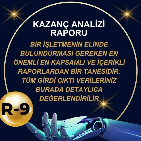 KAZANÇ ANALİZİ RAPORU BİR İŞLETMENİN ELİNDE BULUNDURMASI GEREKEN EN ÖNEMLİ EN KAPSAMLI VE İÇERİKLİ RAPORLARDAN BİR TANESİDİR. TÜM GİRDİ ÇIKTI VERİLERİNİZ BURADA DETAYLICA DEĞERLENDİRİLİR