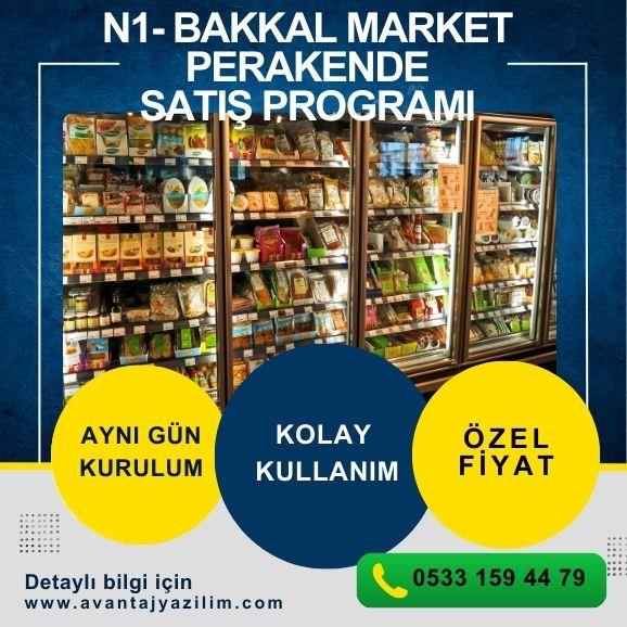 N1-BAKKAL MARKET PROGRAMI     PERAKENDE SATIŞ PROGRAMI     STOK YÖNETİMİ